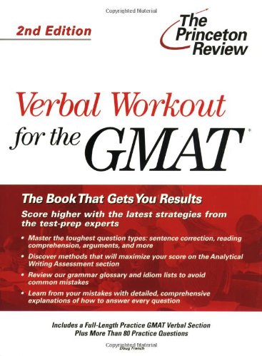 Stock image for Verbal Workout for the GMAT for sale by Better World Books