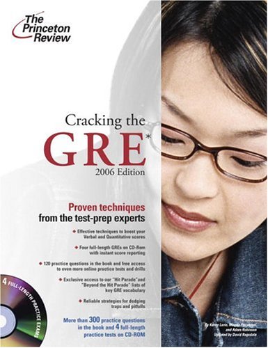 Imagen de archivo de Cracking the GRE [With CDROM] a la venta por ThriftBooks-Atlanta