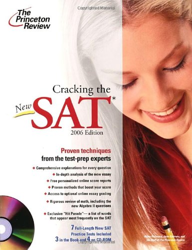 Stock image for The Princeton Review Cracking the New SAT: With Practice Tests on CD-ROM [With CDROM] for sale by ThriftBooks-Dallas