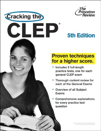 9780375764936: Cracking the CLEP, 5th Edition (College Test Preparation)