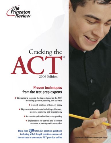 Stock image for Cracking the Act 2006 for sale by Better World Books