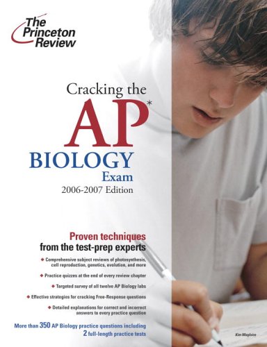 Beispielbild fr Cracking the AP Biology Exam, 2006-2007 Edition (College Test Preparation) zum Verkauf von Wonder Book