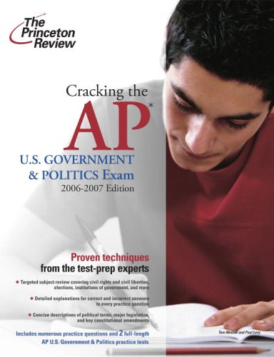 9780375765322: The Princeton Review Cracking the Ap U.s. Government and Politics Exam 2006-2007