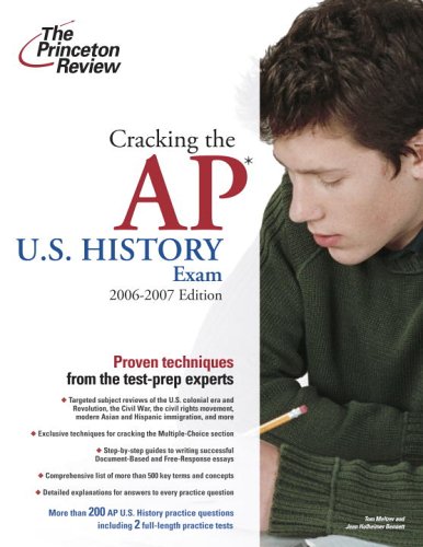 Stock image for Cracking the AP U. S. History Exam for sale by Better World Books