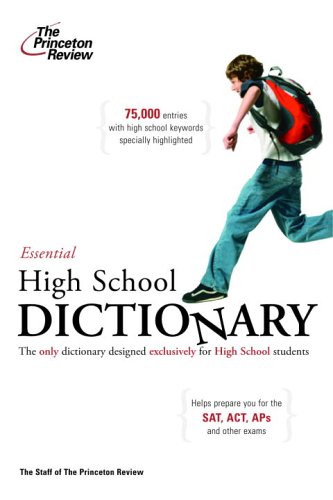 Imagen de archivo de The Essential High School Dictionary (K-12 Study Aids) a la venta por SecondSale