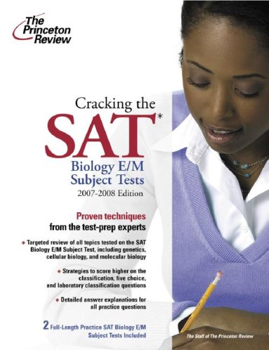 Imagen de archivo de Cracking the SAT Biology E/M Subject Tests a la venta por Better World Books