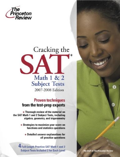 Stock image for Cracking the SAT Math 1 and 2 Subject Tests, 2007-2008 Edition (College Test Preparation) for sale by HPB-Diamond