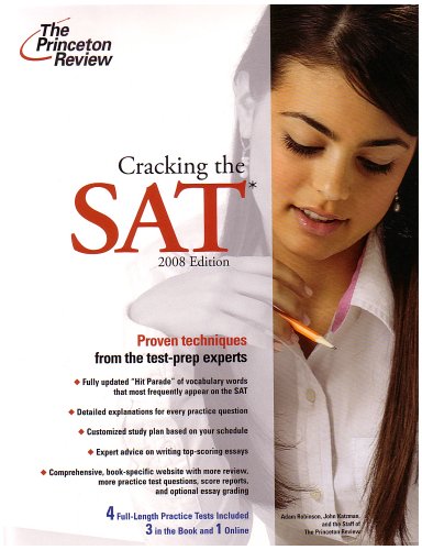 9780375766060: Cracking the SAT, 2008 Edition (College Test Preparation)