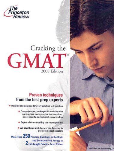 9780375766107: Cracking the GMAT, 2008 Edition (Graduate School Test Preparation)