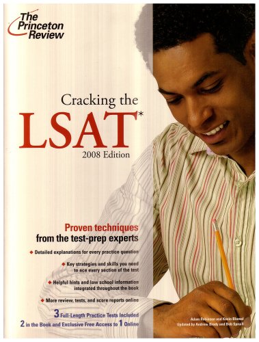 Cracking the LSAT, 2008 Edition (Graduate School Test Preparation) (9780375766121) by Princeton Review