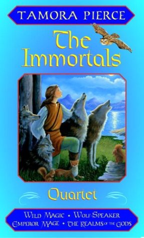 Beispielbild fr The Immortals Boxed Set (Wild Magic + Wolf-Speaker + Emperor Mage + The Realms of the Gods) zum Verkauf von Blindpig Books