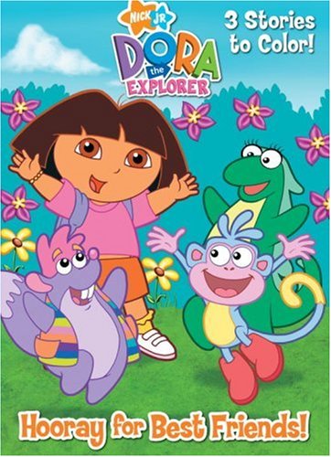 Stock image for Hooray for Best Friends! (Dora the Explorer) (Deluxe Coloring Book) for sale by Your Online Bookstore