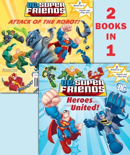 9780375844096: Heroes United!/Attack of the Robot Super Friends (Pictureback)