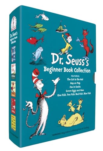 9780375851568: Dr. Seuss's Beginner Book Boxed Set Collection: The Cat in the Hat; One Fish Two Fish Red Fish Blue Fish; Green Eggs and Ham; Hop on Pop; Fox in Socks