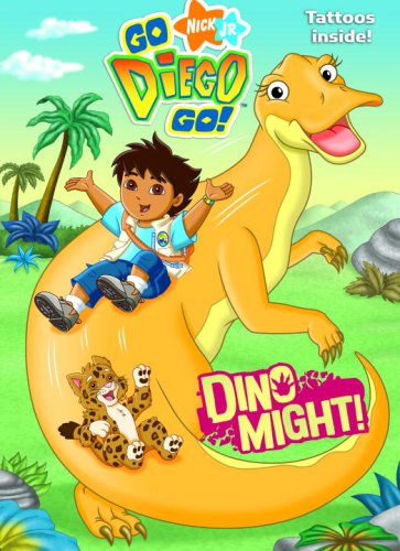 Beispielbild fr Dino Might! (Go, Diego, Go!) (Color Plus Tattoos) zum Verkauf von Wonder Book