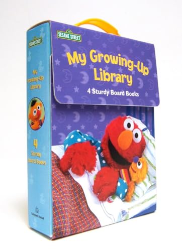 Stock image for My Growing-Up Library: Sesame Street Board Books- Too Big for Diapers / Big Enough for a Bed / Too Big for Bottles / Big Enough for a Bike for sale by ZBK Books