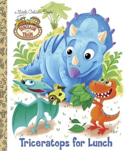 Beispielbild fr Dinosaur Train: Triceratops for Lunch (Little Golden Book) zum Verkauf von Gulf Coast Books