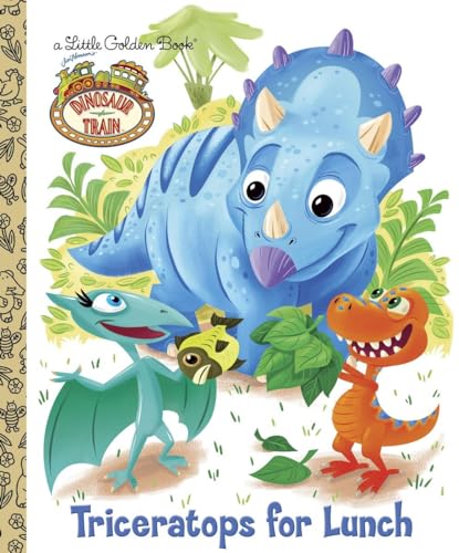 Imagen de archivo de Dinosaur Train: Triceratops for Lunch (Little Golden Book) a la venta por SecondSale