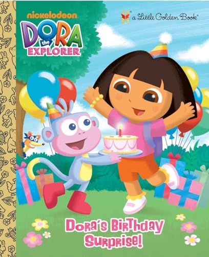 Beispielbild fr Dora's Birthday Surprise! (Dora the Explorer) (Little Golden Book) zum Verkauf von Gulf Coast Books