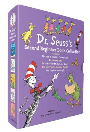 Imagen de archivo de Dr. Seuss's Second Beginner Book Boxed Set Collection: The Cat in the Hat Comes Back; Dr. Seuss's ABC; I Can Read with My Eyes Shut!; Oh, the Thinks . Oh Say Can You Say? (Beginner Books(R)) a la venta por Book Deals