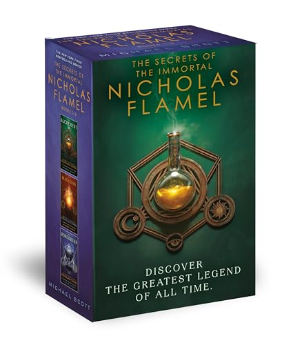 Stock image for The Secrets of the Immortal Nicholas Flamel Boxed Set 3Book The Magician The Alchemyst The Sorceress for sale by PBShop.store US