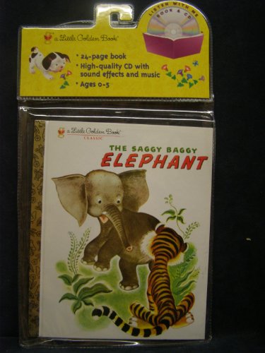 Imagen de archivo de The Saggy Baggy Elephant (Little Golden Book & CD) a la venta por Better World Books