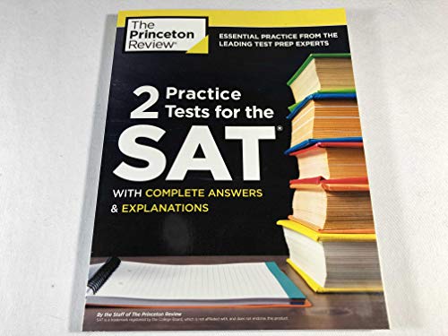 Beispielbild fr The Princeton Review SAT Practice Test Book Complete Answers & Explanations 2018 zum Verkauf von Better World Books