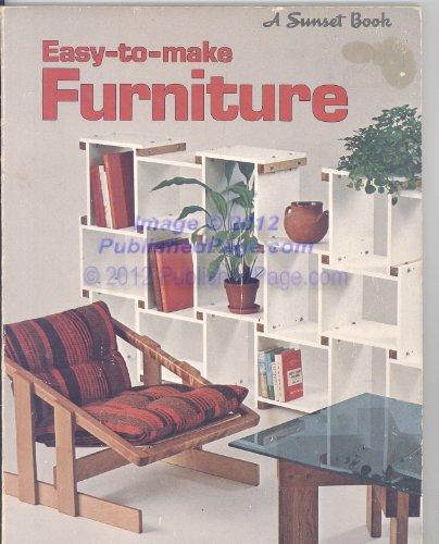 Imagen de archivo de Easy-to-make Furniture (Sunset Book) a la venta por Once Upon A Time Books