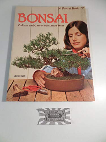 Stock image for Bonsai: Culture and Care of Miniature Trees for sale by Persephone's Books