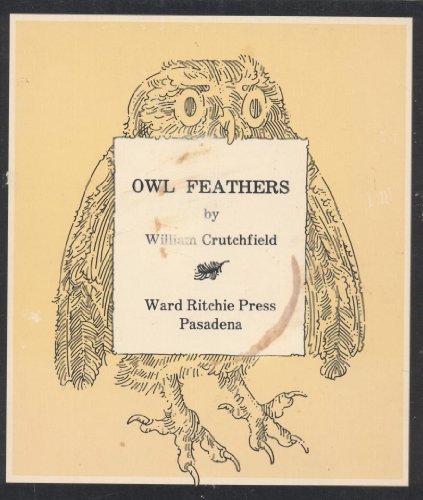 Imagen de archivo de Owl feathers a la venta por HPB-Ruby