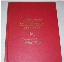 Imagen de archivo de The Jews in America 1621-1977 a la venta por Clausen Books, RMABA