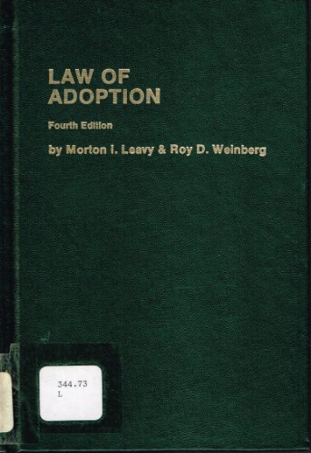 Stock image for Law of Adoption for sale by ThriftBooks-Atlanta