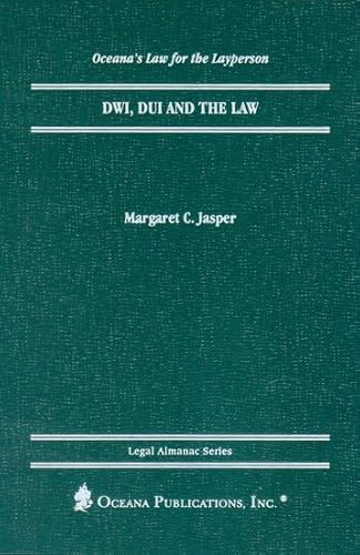 Stock image for DWI, DUI and the Law for sale by Better World Books