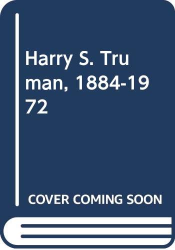 Stock image for Harry S. Truman, 1884- for sale by ThriftBooks-Atlanta