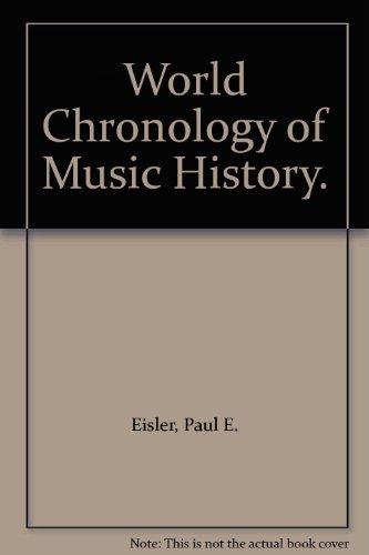 9780379160840: World Chronology of Music History.: 004