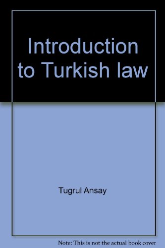 9780379203325: Introduction to Turkish Law