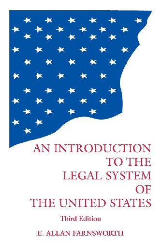 Beispielbild fr Introduction to the Legal System of the United States zum Verkauf von Better World Books