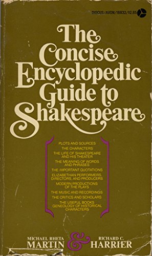 9780380002382: Concise Encyclopedic Guide to Shakespeare