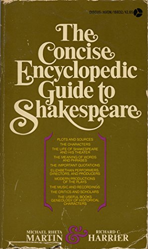 Imagen de archivo de Concise Encyclopedic Guide to Shakespeare a la venta por Better World Books: West