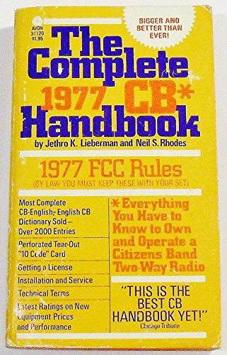 Beispielbild fr The Complete 1977 CB Handbook zum Verkauf von ThriftBooks-Dallas