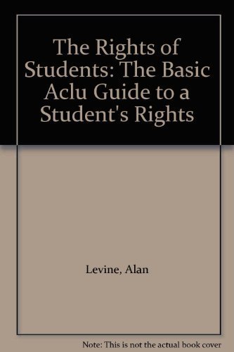 Stock image for The Rights of Students for sale by Better World Books