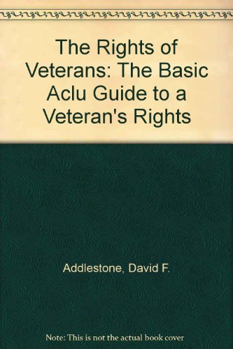 Beispielbild fr The Rights of Veterans zum Verkauf von Better World Books