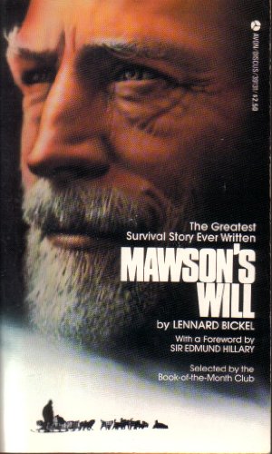 Beispielbild fr Mawson's Will zum Verkauf von Second Chance Books