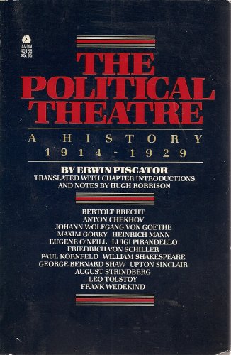 Beispielbild fr The Political Theatre : A History, 1914-1929 zum Verkauf von Better World Books