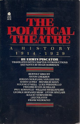 Imagen de archivo de The Political Theatre : A History, 1914-1929 a la venta por Better World Books