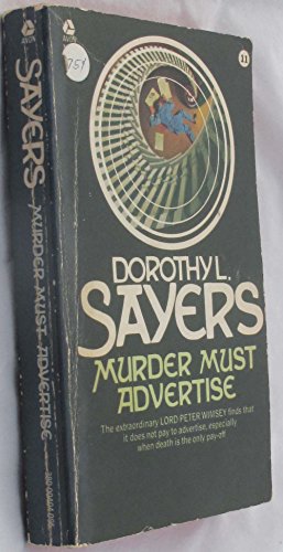 Imagen de archivo de Murder Must Advertise a la venta por BookHolders