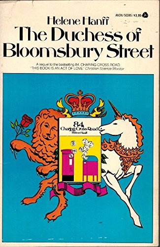 The Duchess of Bloomsbury Street (9780380503858) by Helene Hanff