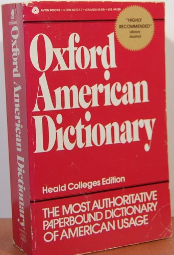 Beispielbild fr Oxford American Dictionary zum Verkauf von Your Online Bookstore