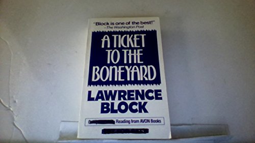 9780380709946: Ticket to the Boneyard: A Matthew Scudder Mystery: 8