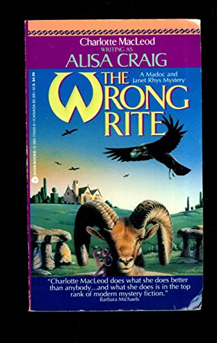 Imagen de archivo de The Wrong Rite (A Madoc and Janet Rhys Mystery) a la venta por More Than Words